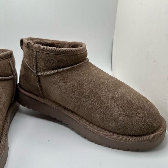 CUSHIONAIRE Women's pull on boot 8 WIDE BROWN - Picture 6 of 7